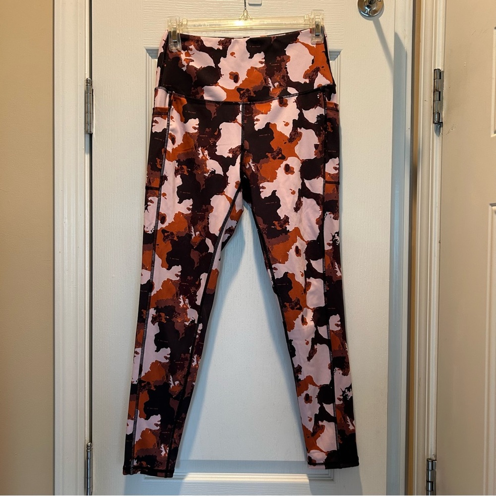 New, no tag, black, pink, rust high waisted leggings by LegEnd Active.